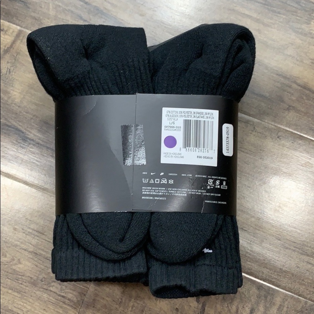 NIKE EVERYDAY COTTON CUSHIONED CREW SOCKS - Picture 7 of 16